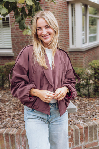 Tiana Jacket - Aubergine
