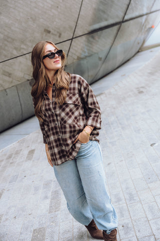 Anisa Blouse - Bruin