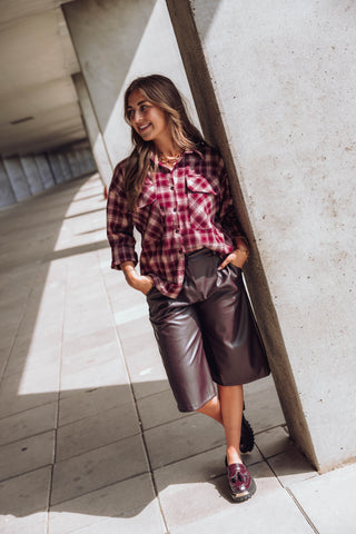 Anisa Blouse - Bordeaux