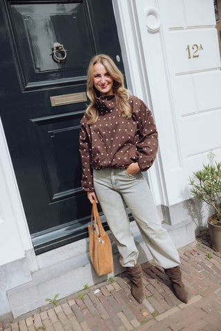 Gianna Dot Jacket - Bruin
