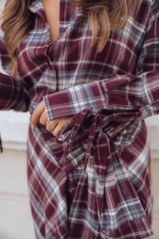 Aria Blouse - Bordeaux