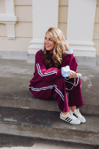 Hailey Pants - Bordeaux