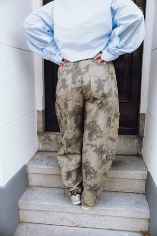 Heather Barrel Jeans - Army