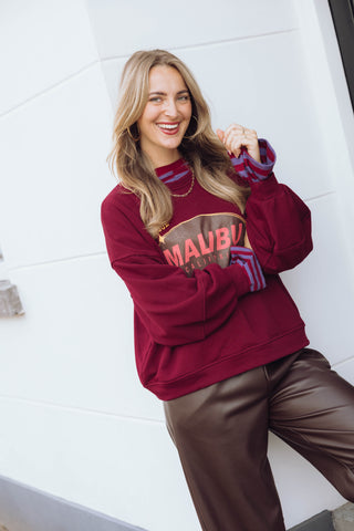 Malibu Sweater - Bordeaux