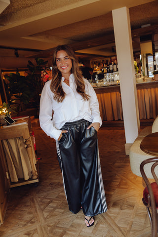 Iris PU Pants - Zwart