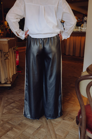 Iris PU Pants - Zwart