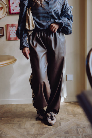 Iris PU Pants - Bruin
