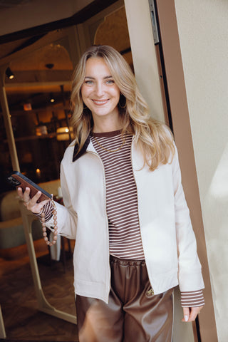 Ivory Jacket - Beige