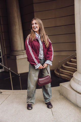 Jane Barrel Jeans - Washed Denim