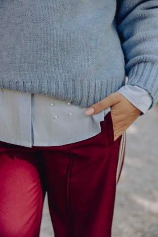 Charlotte Knit - Blauw