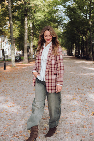 Lucy Ruit Blazer - Bordeaux