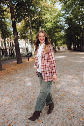 Lucy Ruit Blazer - Bordeaux