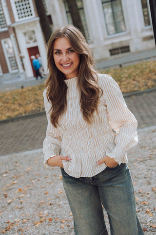 Lara Blouse - Beige
