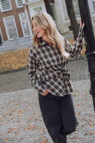 Lisanne Ruit Blouse - Zwart