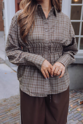 Lola Ruit Blouse - Bruin