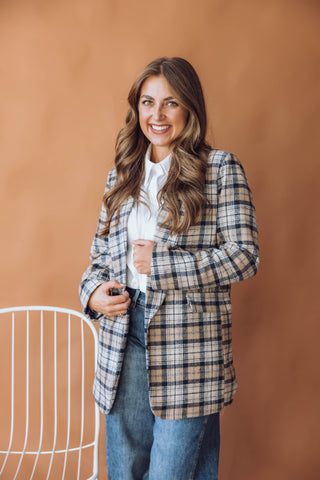 Lucy Ruit Blazer - Navy