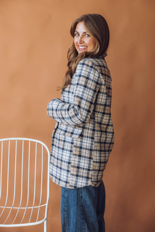 Lucy Ruit Blazer - Navy