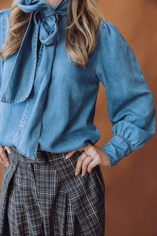 Liza Blouse - Denim