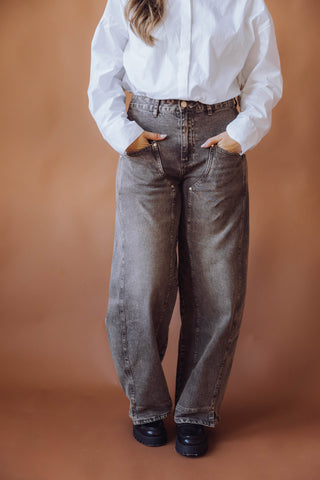 Zara Jeans - Washed Brown