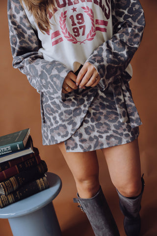 Michelle Skirt - Leopard