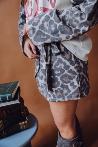 Michelle Skirt - Leopard