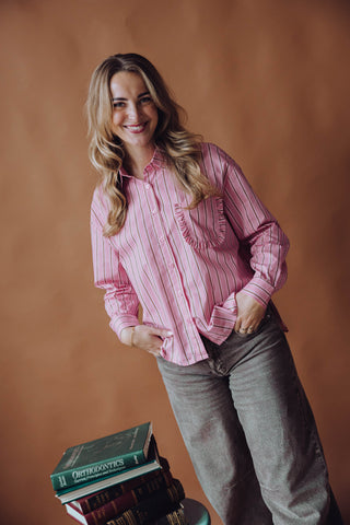 Maria Blouse - Roze