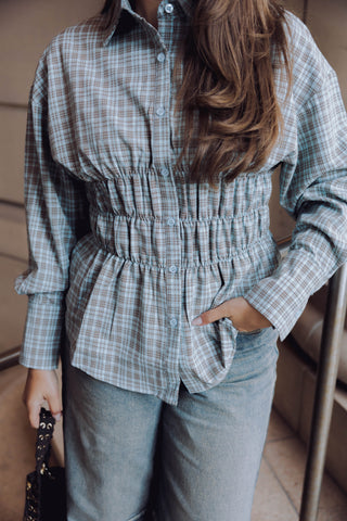 Lola Ruit Blouse - Blauw