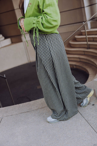 Lena Pleated Pants - Groen