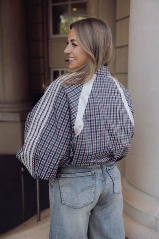 Lotte Ruit Jacket - Zwart/Bordeaux