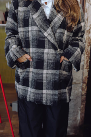 Kaitlyn Ruit Blazer - Zwart