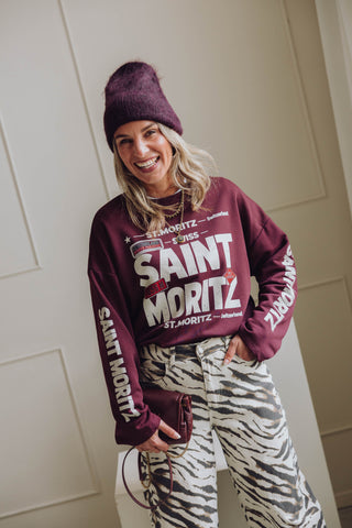 Saint Moritz Longsleeve - Bordeaux