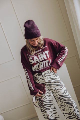 Saint Moritz Longsleeve - Bordeaux