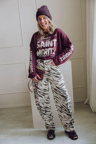 Saint Moritz Longsleeve - Bordeaux
