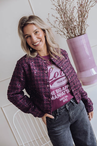 Rocco Jacket - Aubergine