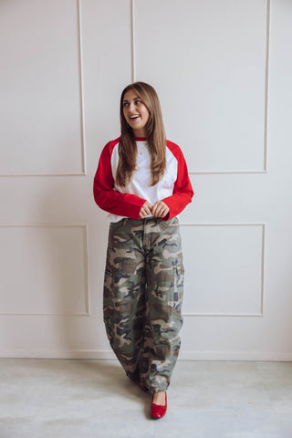 Ryan Longsleeve - Rood/Wit