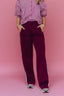 Zoey Pants - Bordeaux