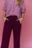 Zoey Pants - Bordeaux